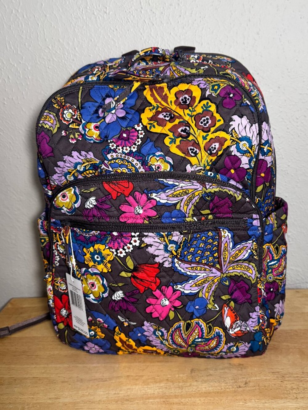 Vera Bradley Large Bancroft Backpack Colorful Bouquet NWT